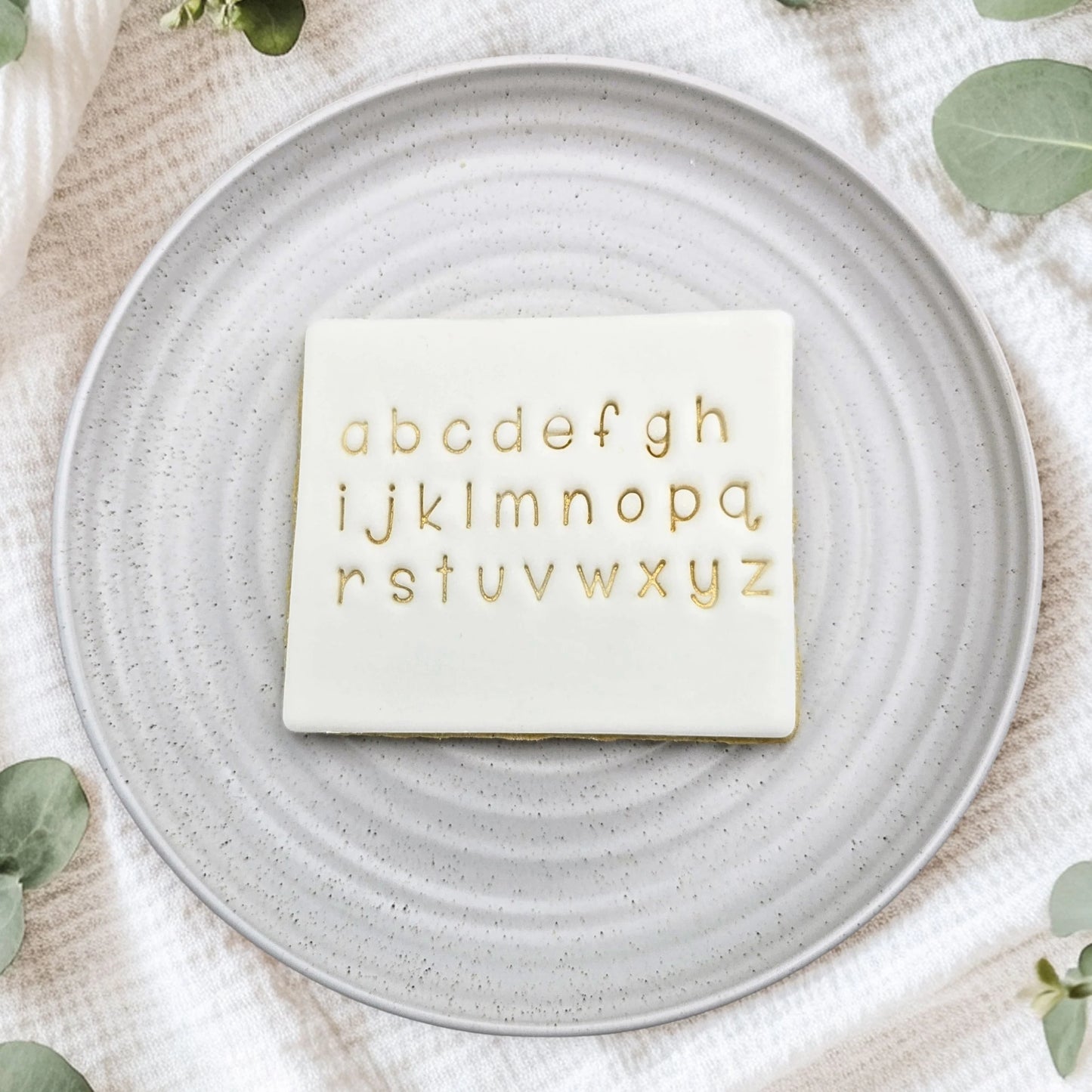 Custom Cookie Cutters - Handwriting Letter Stamps - Lower Case Only.