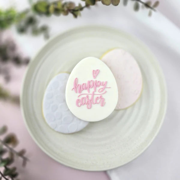 Custom Cookie Cutter Happy Easter Debosser