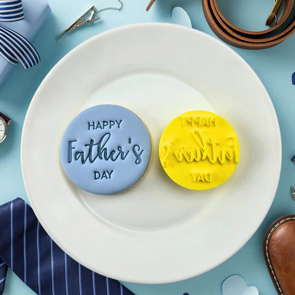 Custom Cookie Cutters Embosser - Happy Father's Day