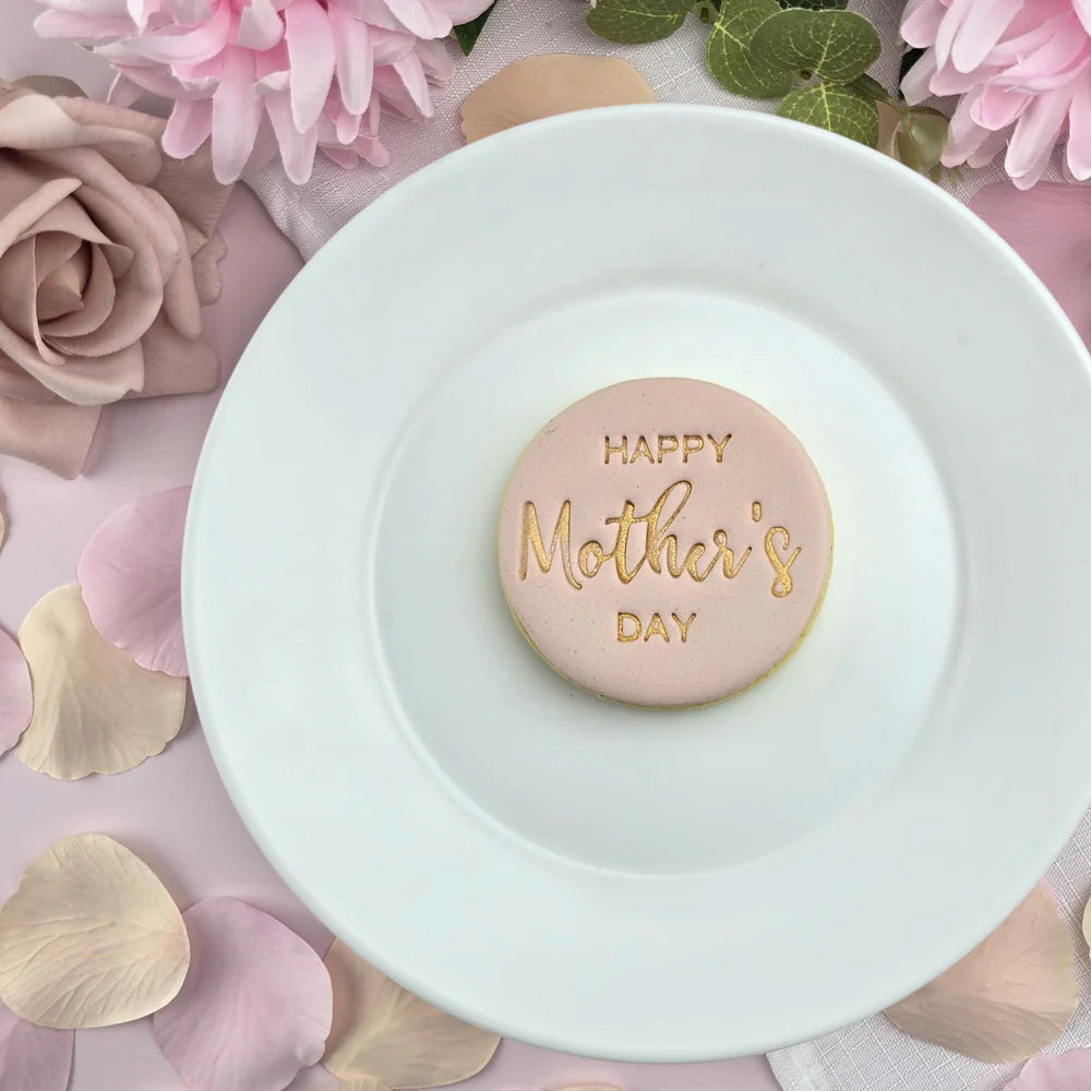 Custom Cookie Cutters Embosser - Happy Mothers Day V2.
