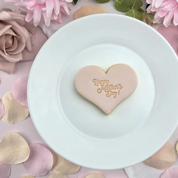 Custom Cookie Cutters Embosser - Happy Mothers Day V4