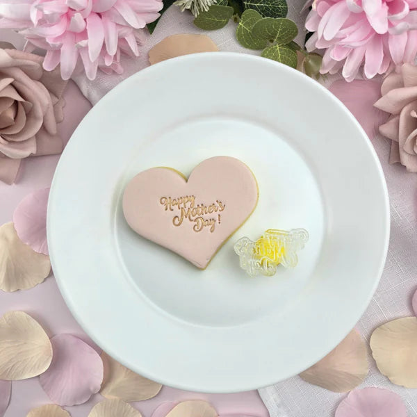 Custom Cookie Cutters Embosser - Happy Mothers Day V4