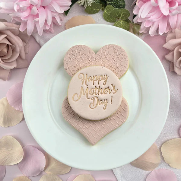 Custom Cookie Cutters Embosser - Happy Mothers Day V4