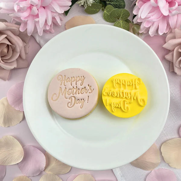 Custom Cookie Cutters Embosser - Happy Mothers Day V4