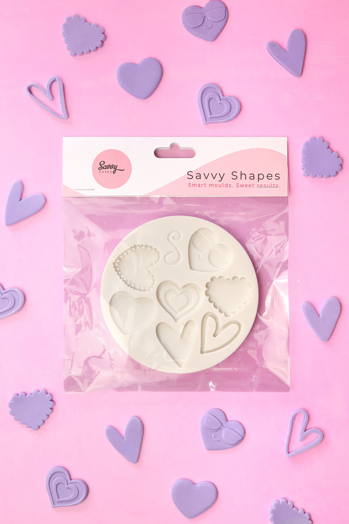 Savvy Shapes - Silicone Mould - I Heart U