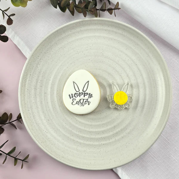 Custom Cookie Cutters Embosser - Hoppy Easter