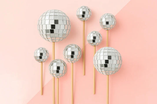 Iconic - Disco Balls 8pk - Assorted Sizes