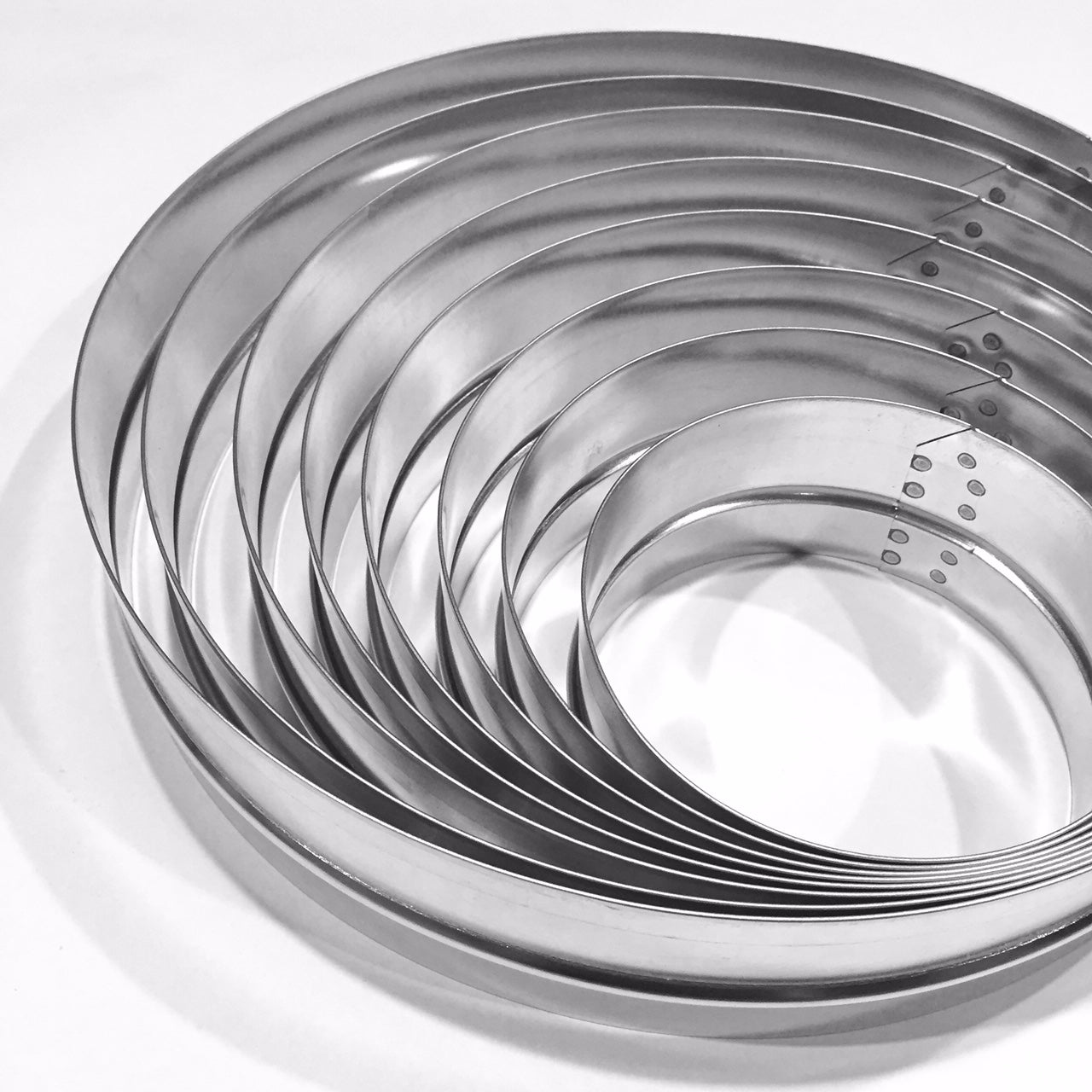 CutterCraft Cake Edge Cutting Trim Ring - Assorted Sizes