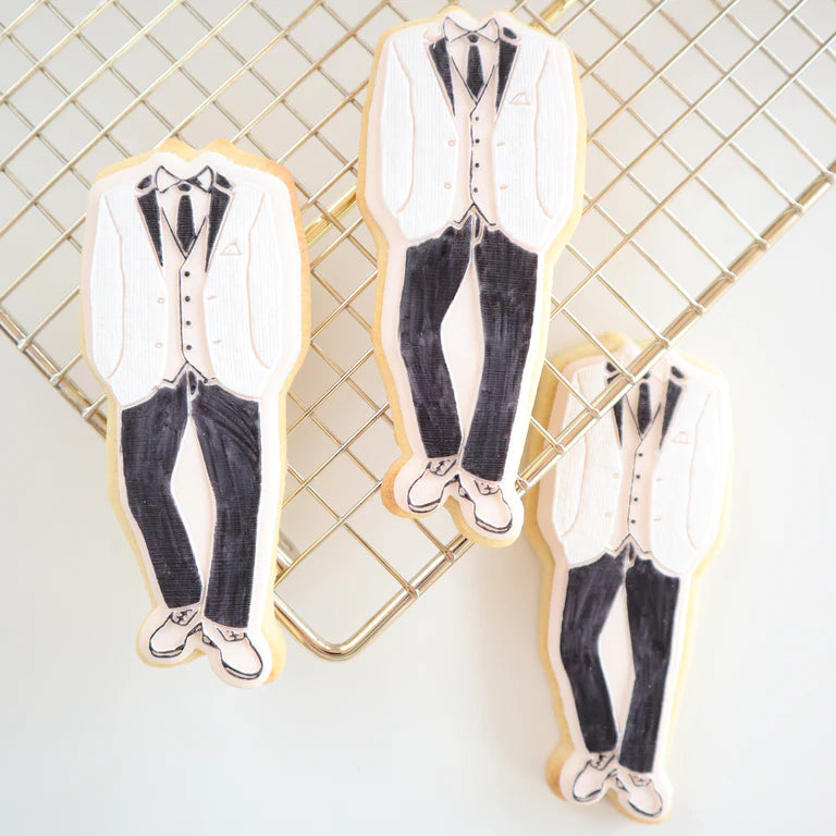 Custom Cookie Cutters Suit Cutter and Debosser Set