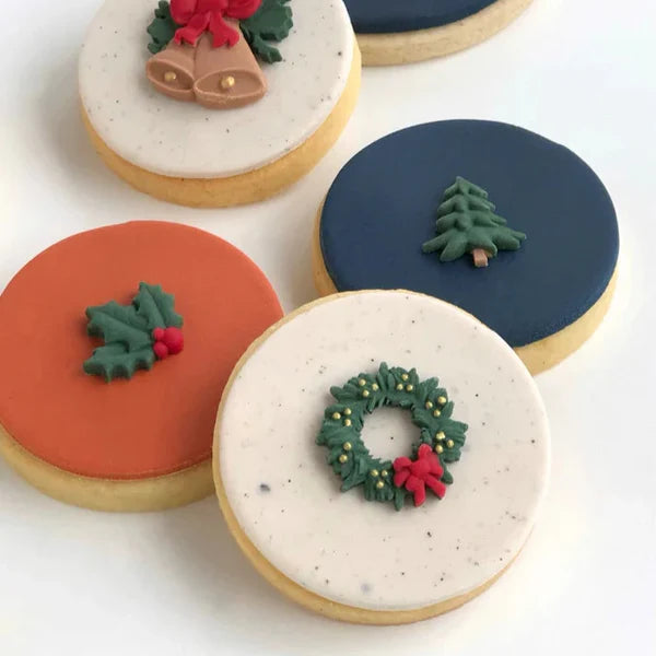 Christmas Foliage Silicone Mould - Little Bikkie