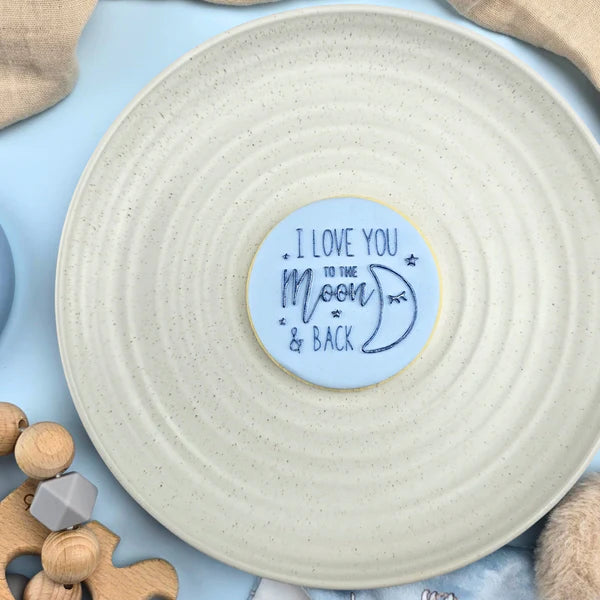 Custom Cookie Cutter - I Love You to the Moon & Back