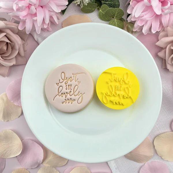 Custom Cookie Cutters Embosser - Isn't She Lovely.