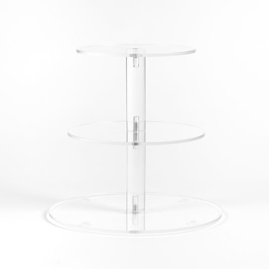 Loyal Acrylic Cake Stand - 3 Tier