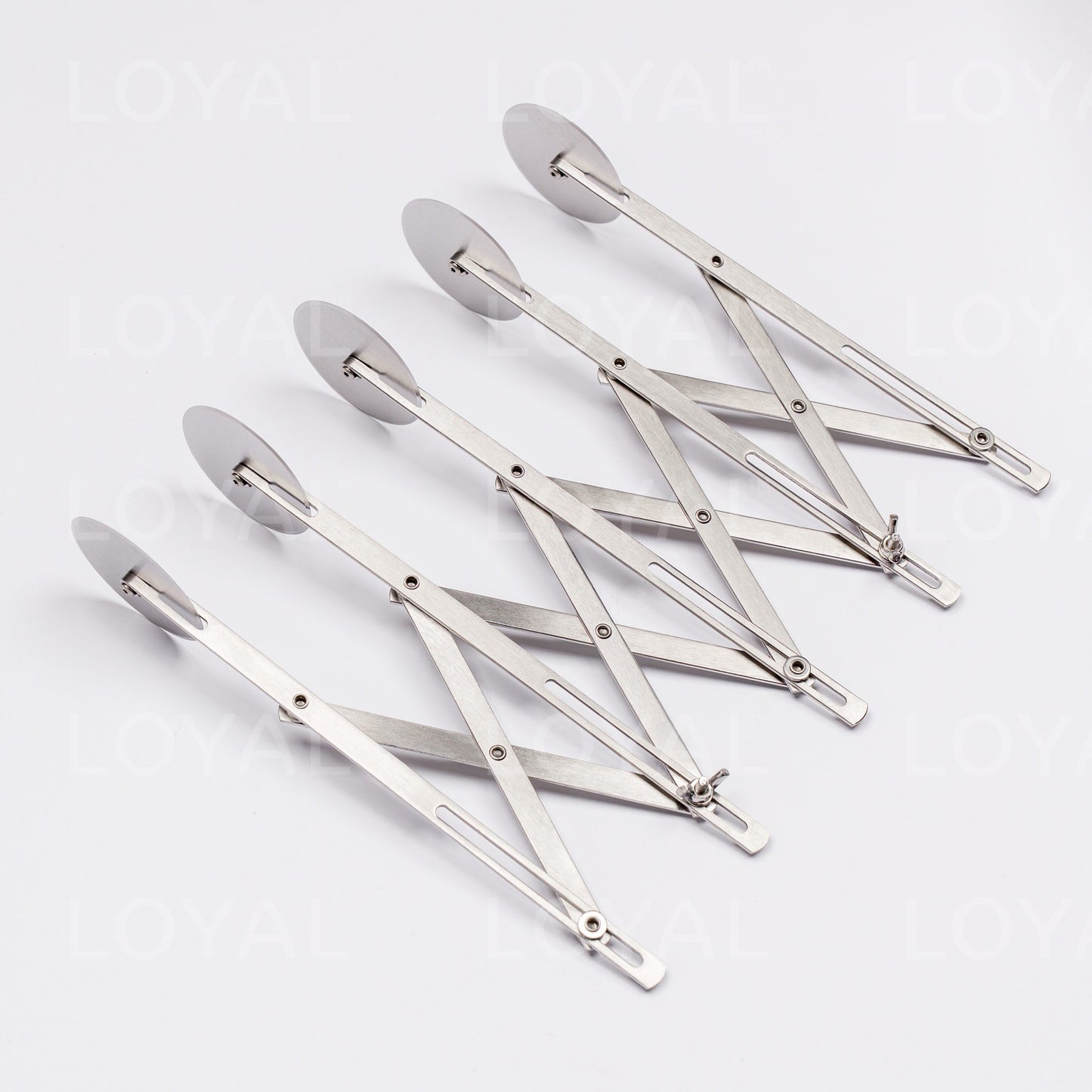 Loyal Expandable Dough Divider / Cutter - Plain 5 Wheel