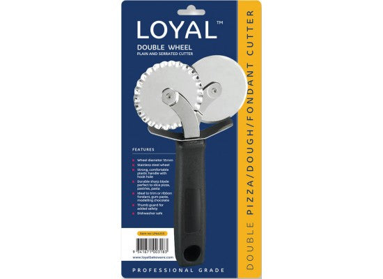 Loyal - Double Wheel Pizza / Dough/ Fondant Cutter