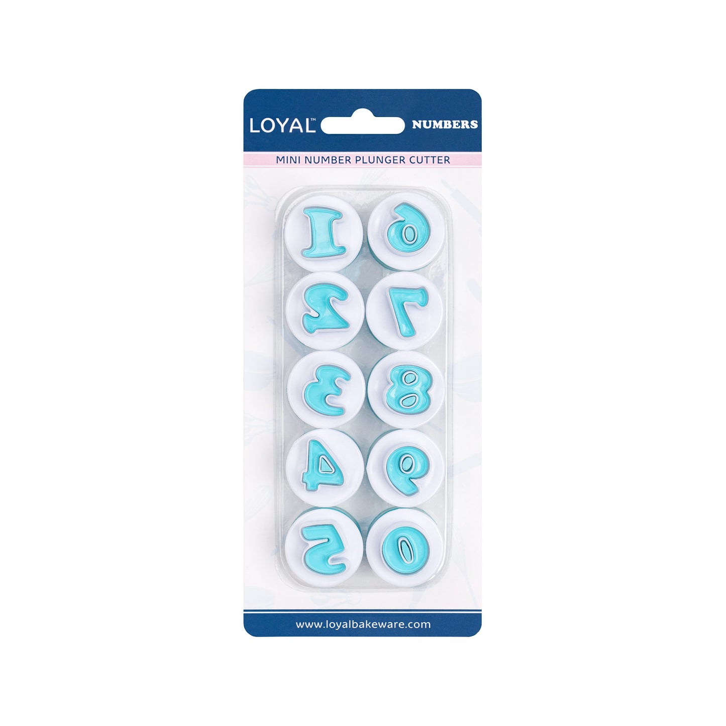 Loyal Mini Number Cutters 10PC