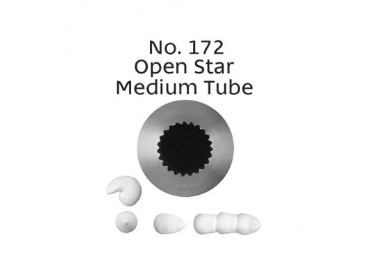 Loyal Piping Tip - 172 Open Star Medium