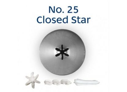 Loyal Piping Tip No. 25 - Closed Star