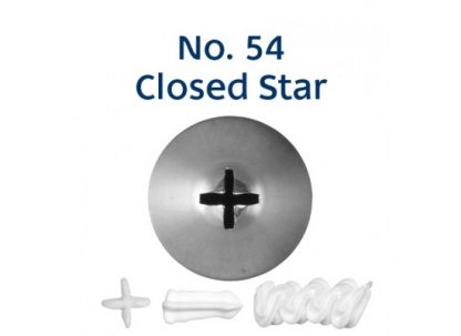 Loyal Piping Tip No. 54 - Closed Star