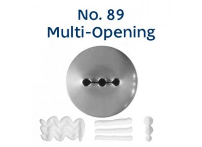 Loyal Piping Tip No. 89 - Multi-Opening
