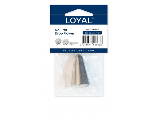 Loyal Piping Tip - 190 Drop Flower Medium