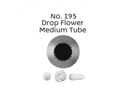 Loyal Piping Tip - 195 Drop Flower Medium