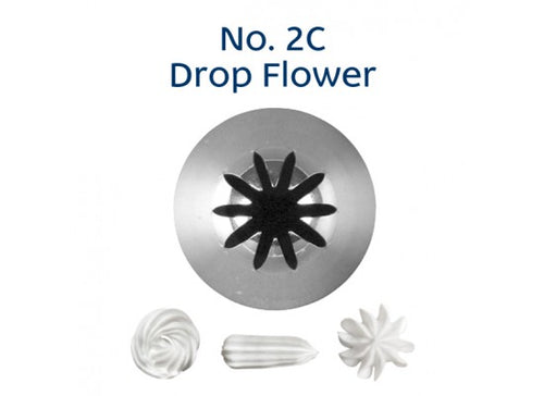 Loyal Piping Tip - 2C Drop Flower Medium