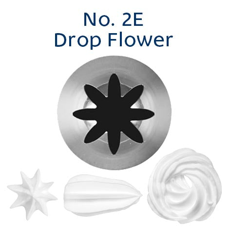 Loyal Piping Tip - 2E Drop Flower Medium