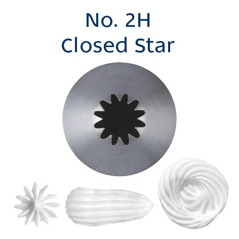 Loyal No. 2H Closed Star Piping Tip