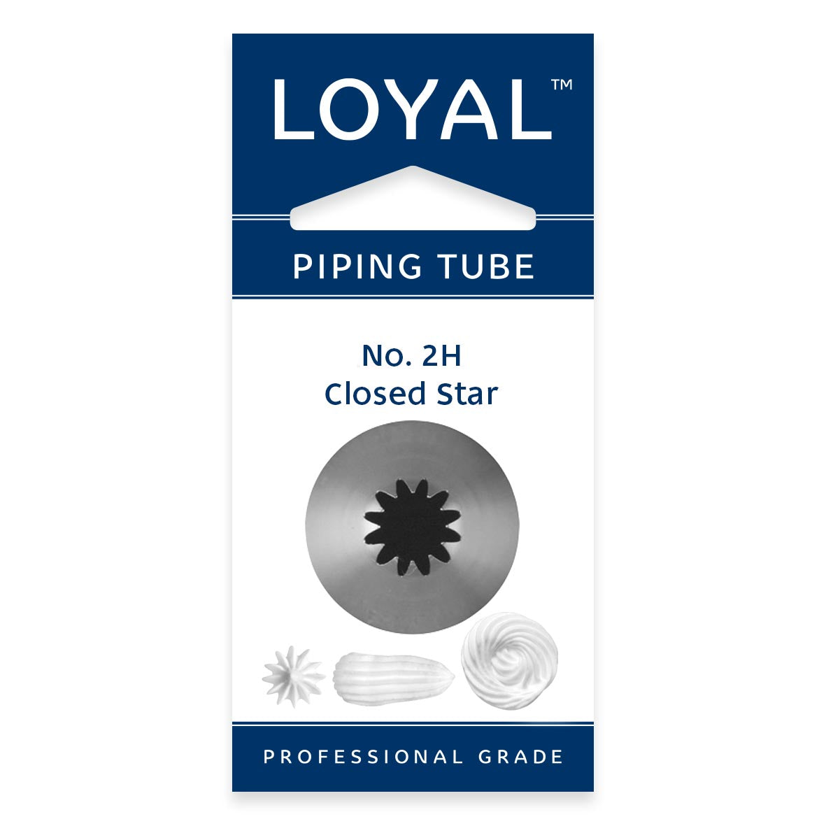 Loyal No. 2H Closed Star Piping Tip
