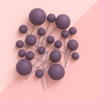 Iconic - Lavender - Matte Ball Toppers - 20PCS