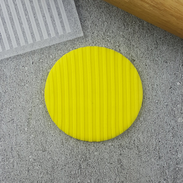 Custom Cookie Cutters - Lines Pattern Plate.