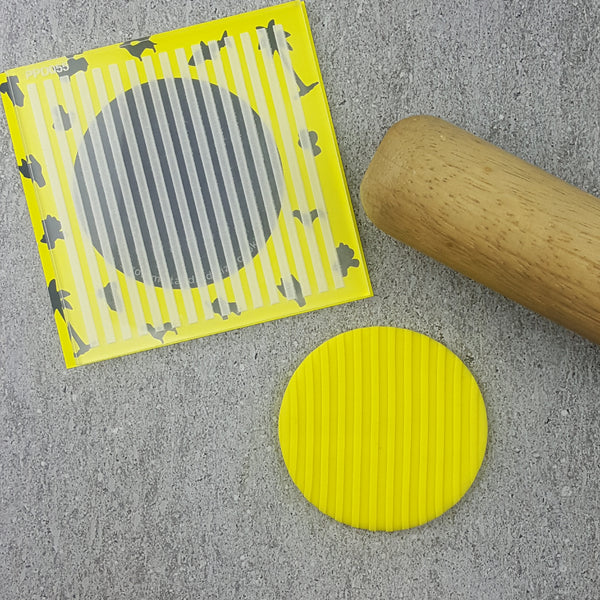 Custom Cookie Cutters - Lines Pattern Plate.
