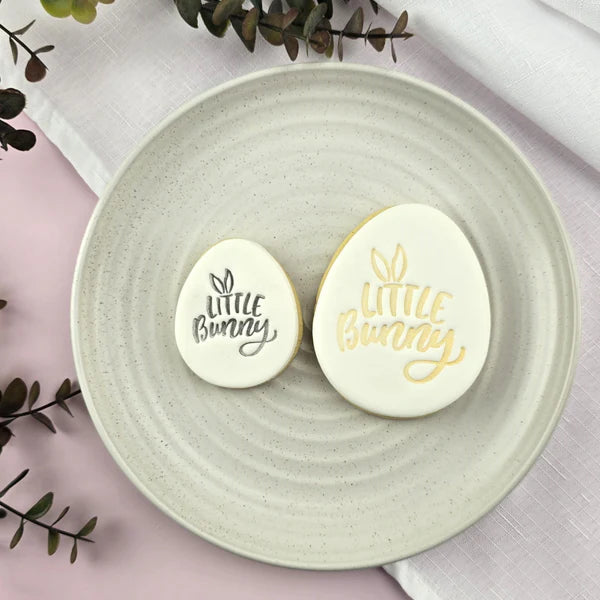 Custom Cookie Cutters Embosser - Little Bunny Small