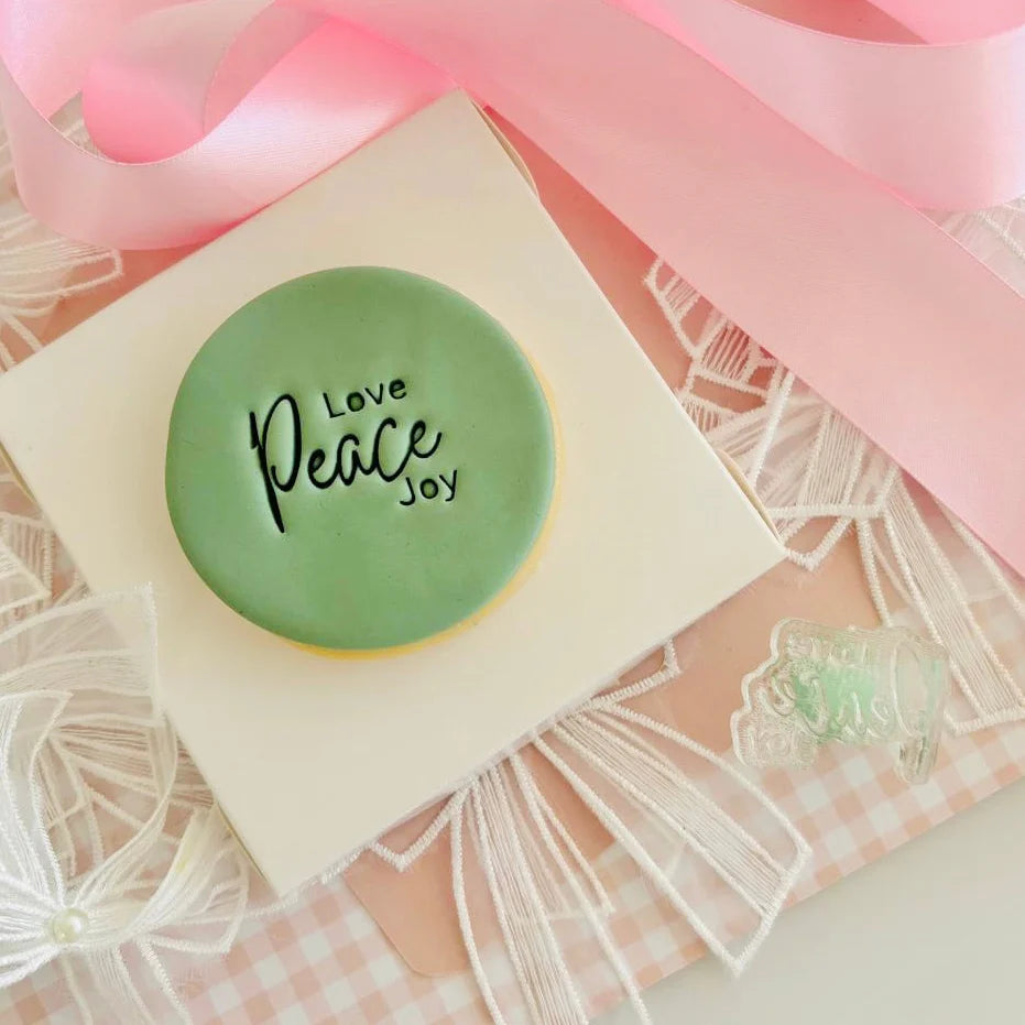 Sweet P - Love Peace Joy Stamp