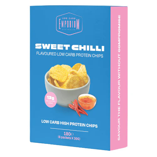 Low Carb Emporium Low Carb Protein Chips - 6 x 30g - Assorted Flavours