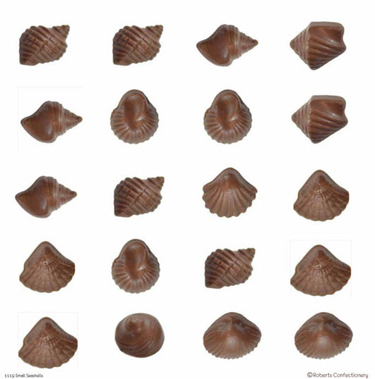 Chocolate Mould - Assorted Small Sea Shells.