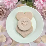 Custom Cookie Cutters Embosser - Mum Heart