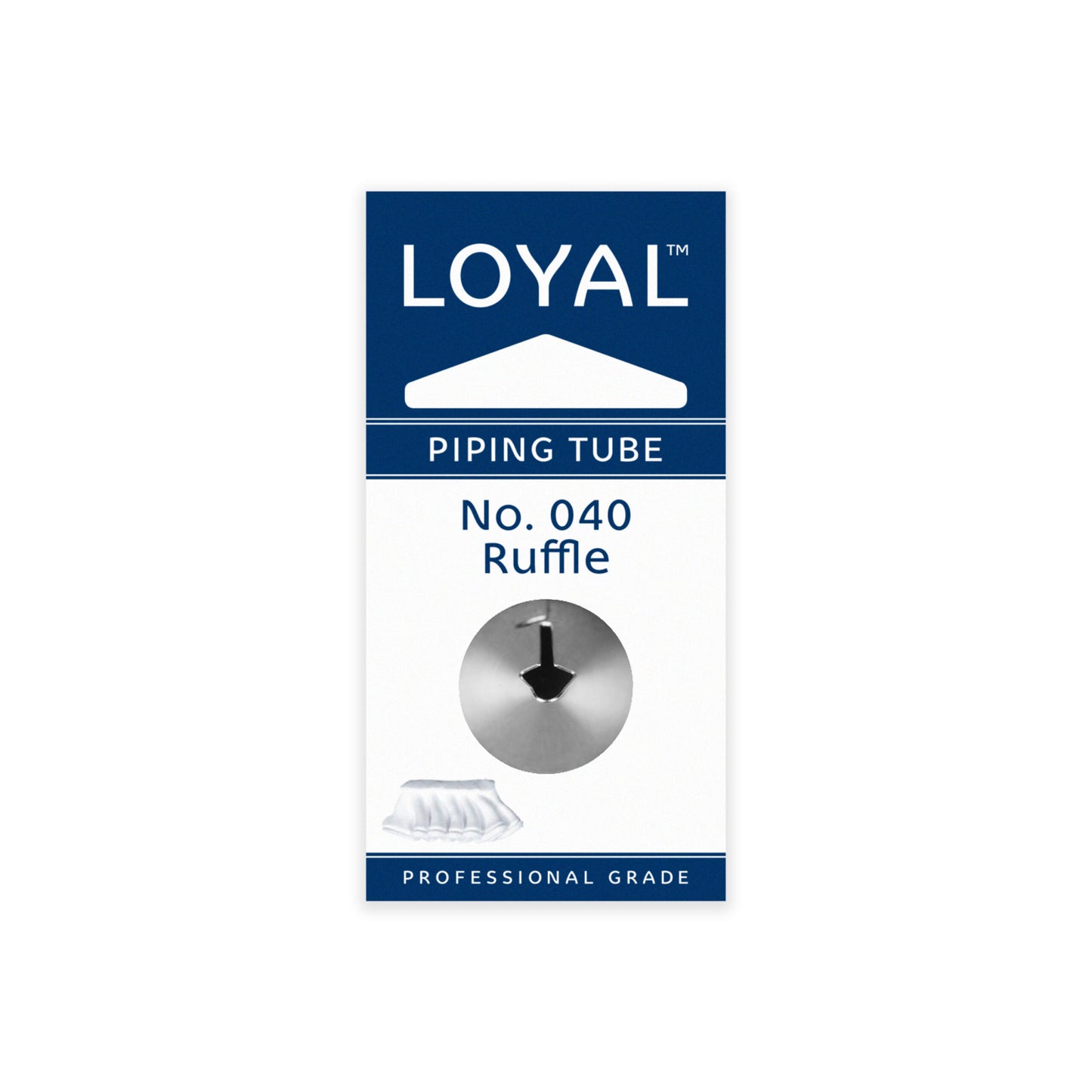 Loyal Piping Tip 040 Ruffle