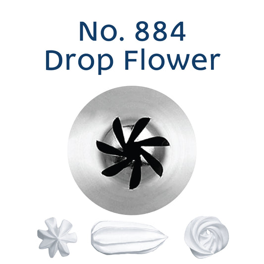 Loyal Piping Tip 884 Drop Flower