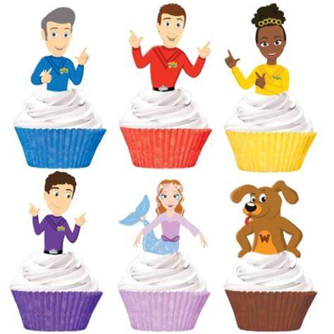 The Wiggles Party Cupcake and Picks Set of 24