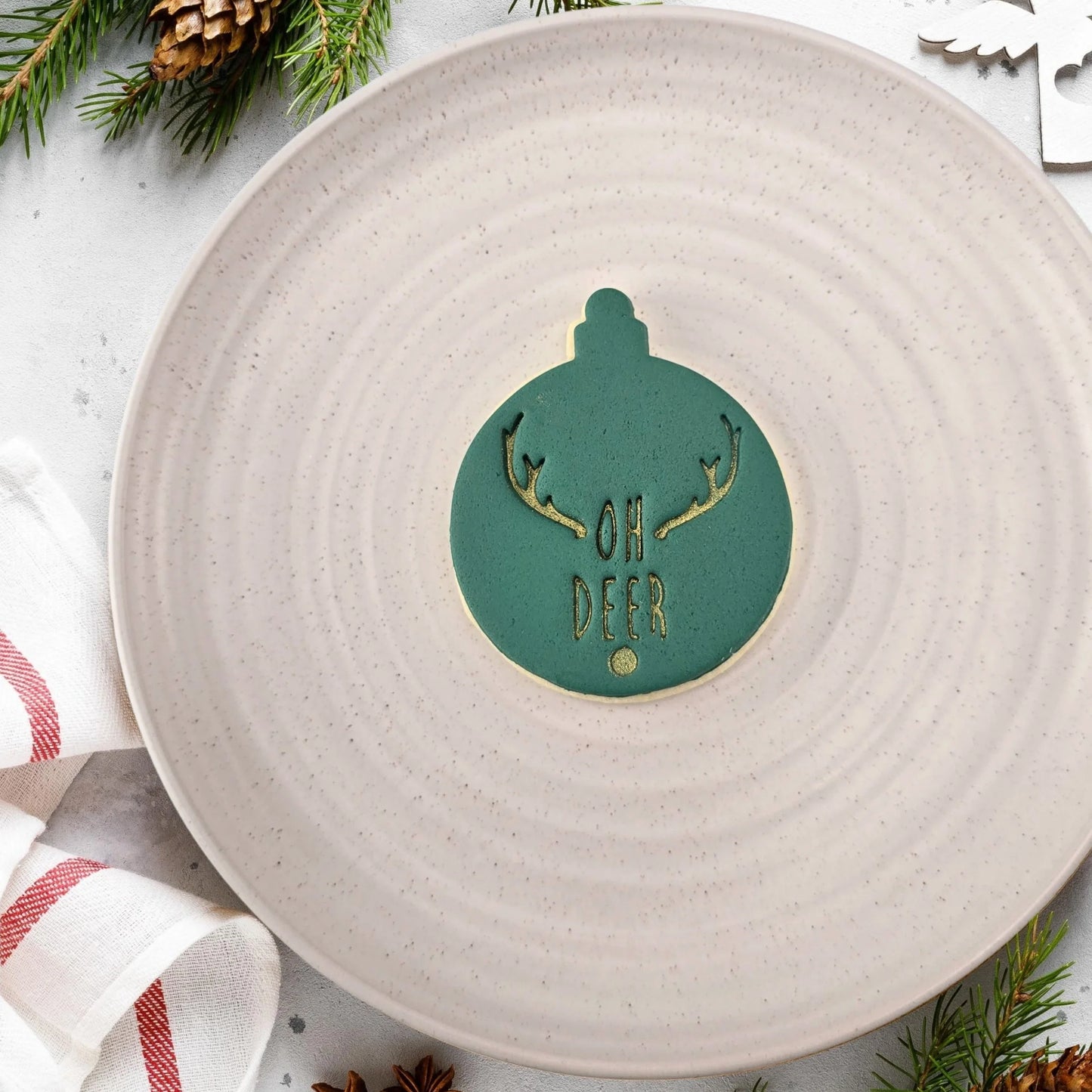Custom Cookie Cutters Embosser - Oh Deer "LAST ONES".