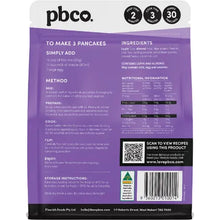 PBCO. Protein Pancake Mix Plant Protein 300G