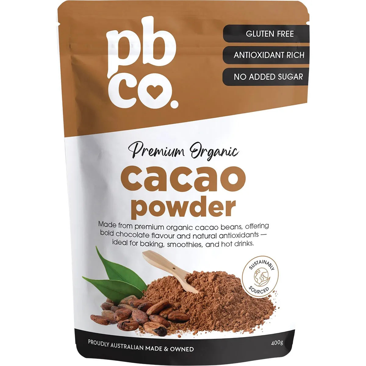 Pb CO. premium Organic Cacao Powder 400g