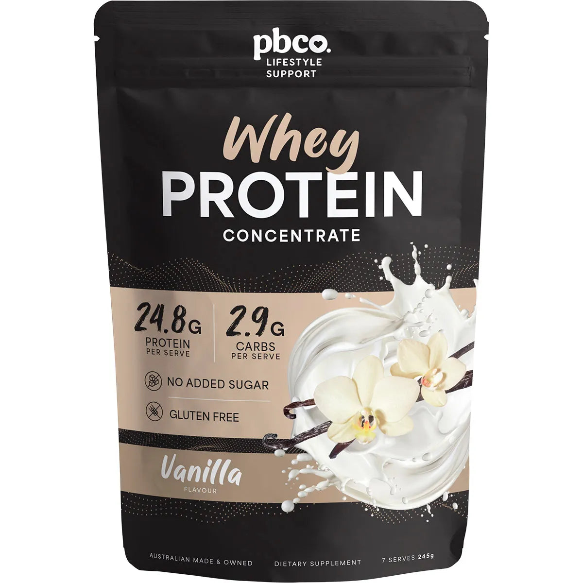 PB CO Whey Protein Concentrate 245g