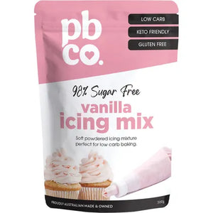 PBCO. Vanilla Icing Mix 98% Sugar Free 300g