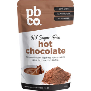 PBCO. Hot Chocolate 98% Sugar Free 200g