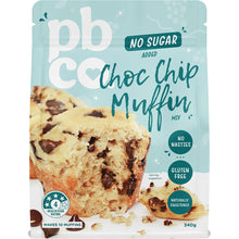PBCO. Choc Chip Muffin Mix No Sugar Added 340g