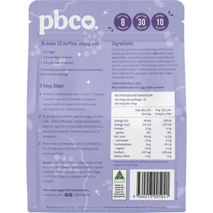 PBCO. Double Choc Chip Muffin Mix 94% Sugar Free 340g