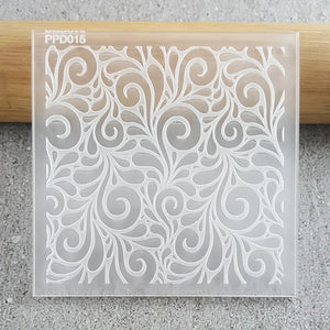 Custom Cookie Cutters - Swirls Pattern Plate